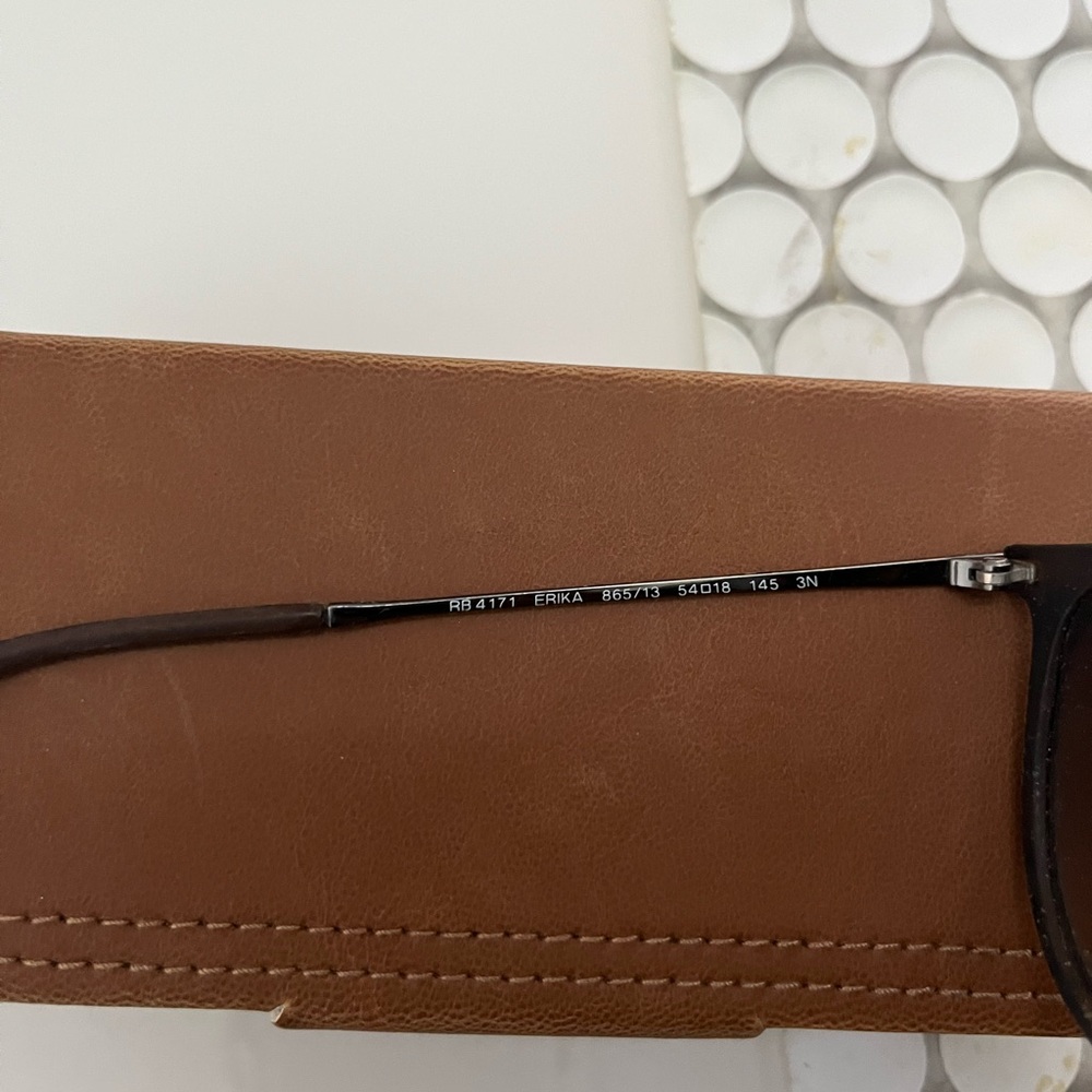 Ray-Ban Erika Dark Brown Sunglasses - Picture 3 of 5